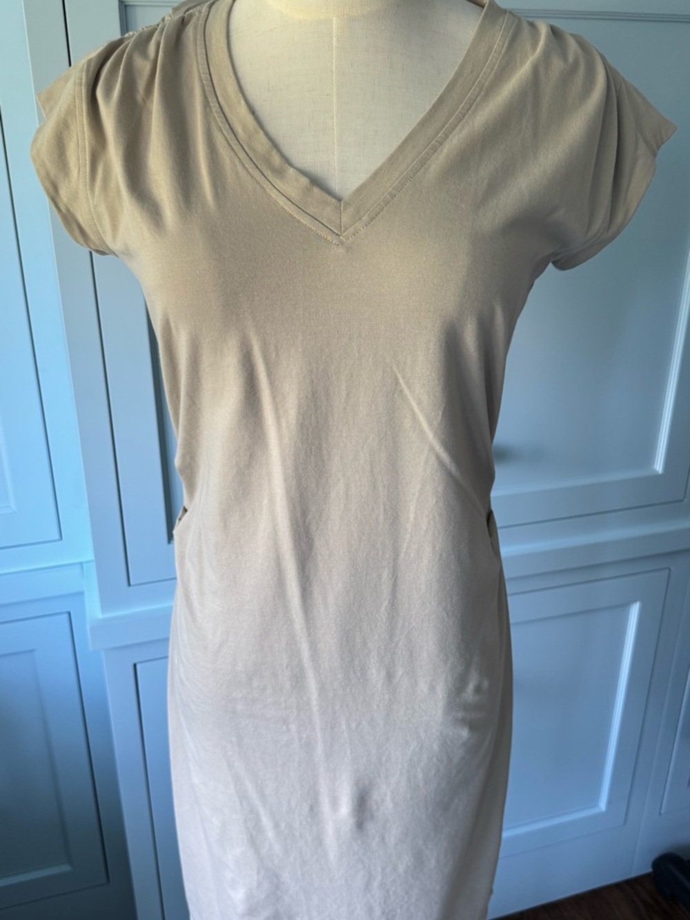 Athleta Tunic Dress in Light Taupe